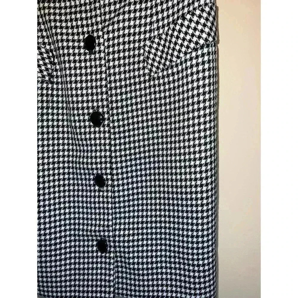 VINTAGE MY MICHELLE CHECKERED DRESS 5/6 FITS SIZE 4 BEST - Picture 5 of 14